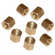 Pakosarjan kuparimutterit, 11mm kannalla, 8kpl
