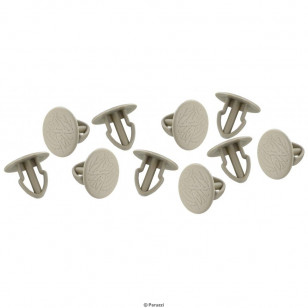 Tavaratilan pahvien kiinnikkeet, beige, 10kpl