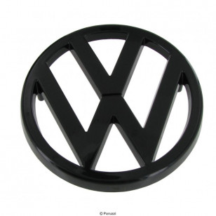 Etumaskin merkki "VW" (Ø 95 mm), musta