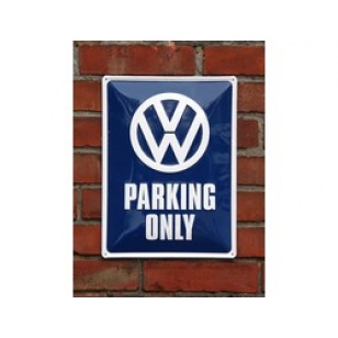 VW Parking Only, metallikyltti 300x400mm